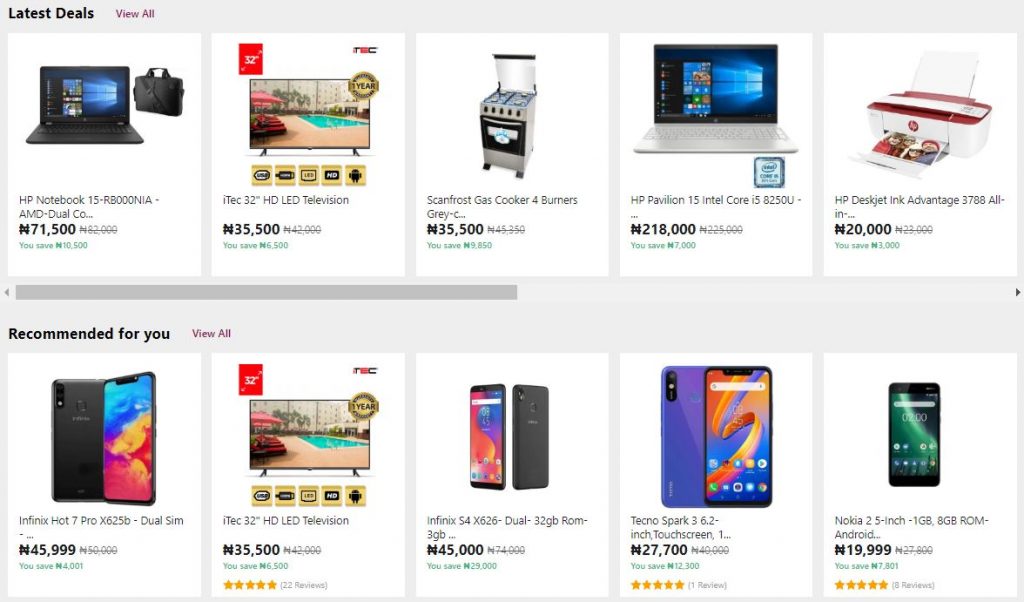 Online Shopping Jumia Konga