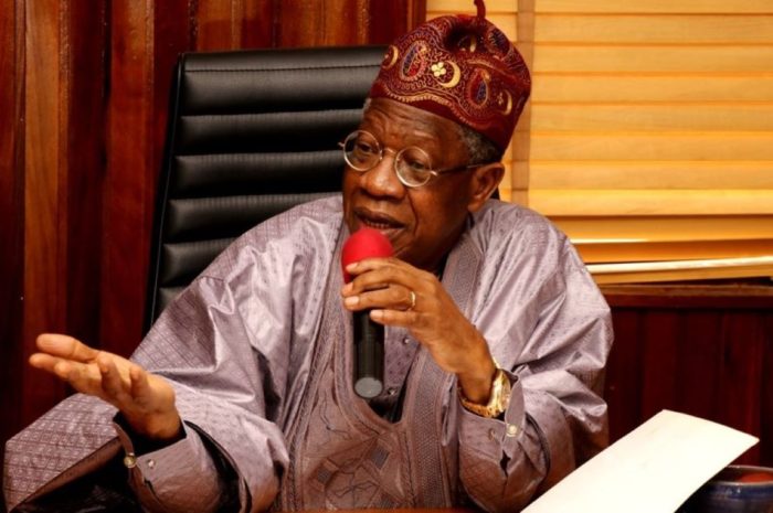 Lai Mohammed advises the media in Nigeria to set up desk against fake news