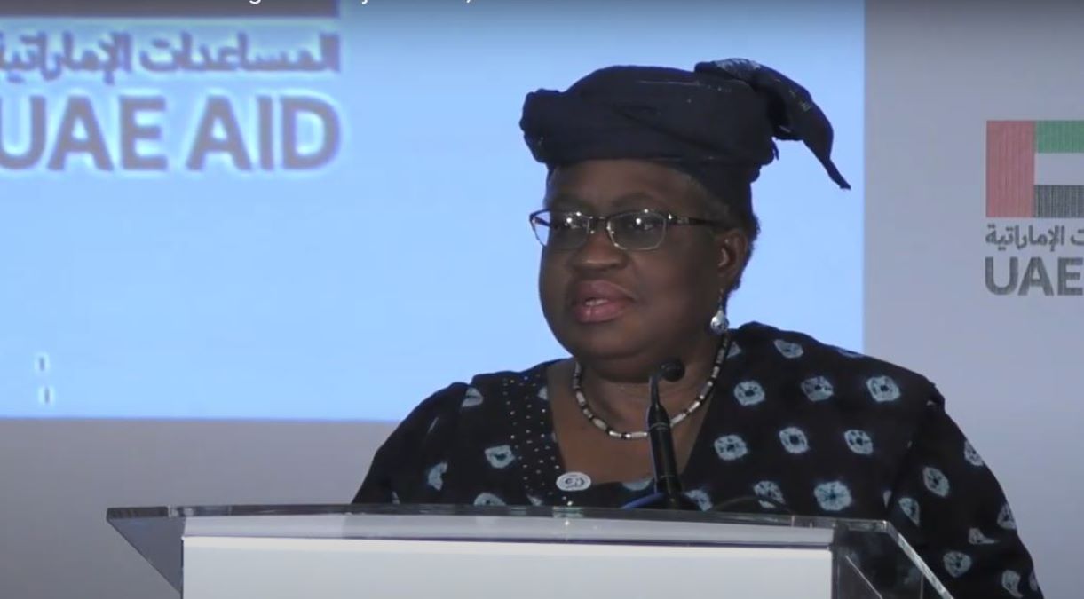 The WTO DG Ngozi Okonjo-Iweala